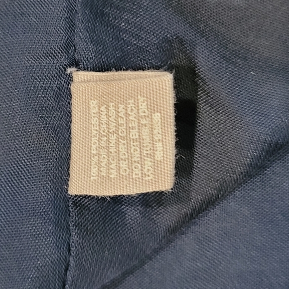 ​🛍️ Stunning Navy Blue V-Neck Tiered Mini Dress - Sleeveless & Flowy Vaca Vibes - Picture 10 of 12